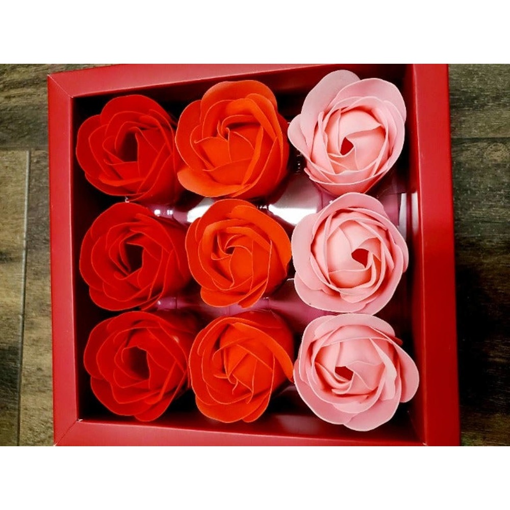 Rose Gift 9 Pcs Soap Flower
